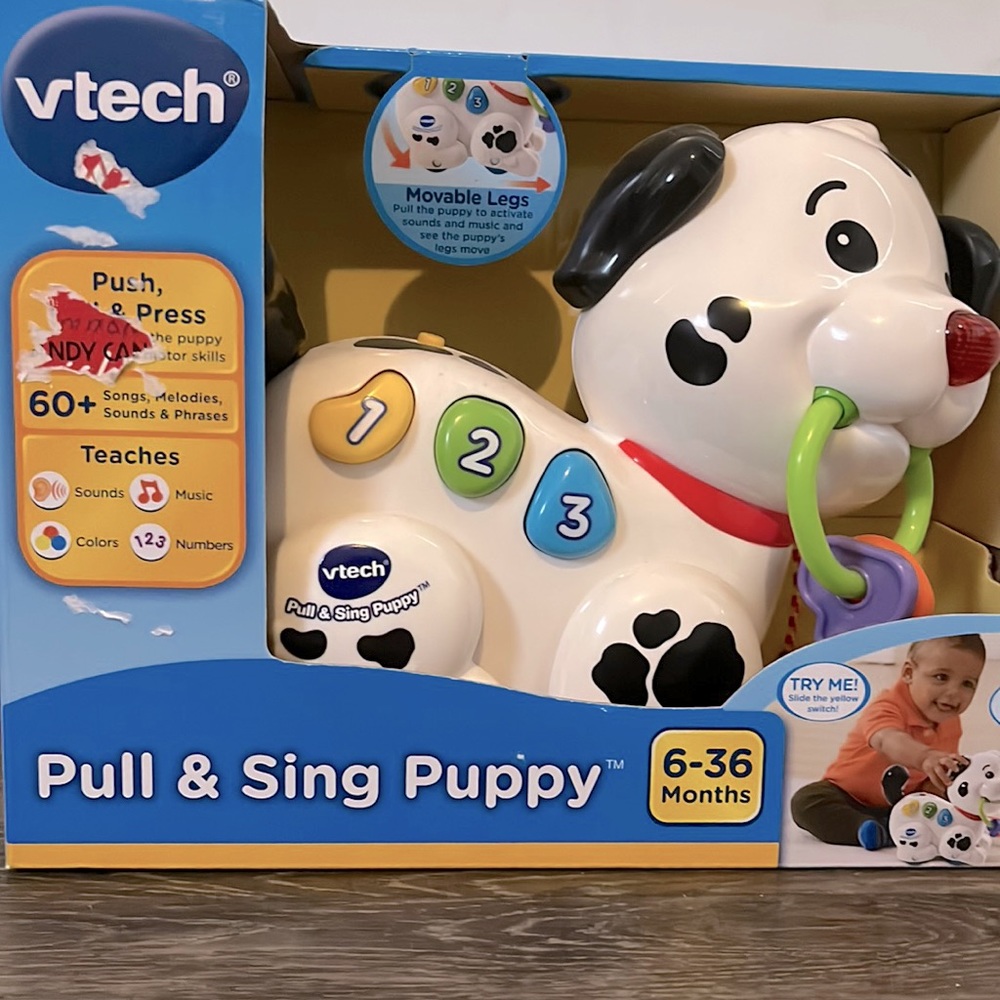 VTech Pull & Sing puppy. For ages 6-36 months